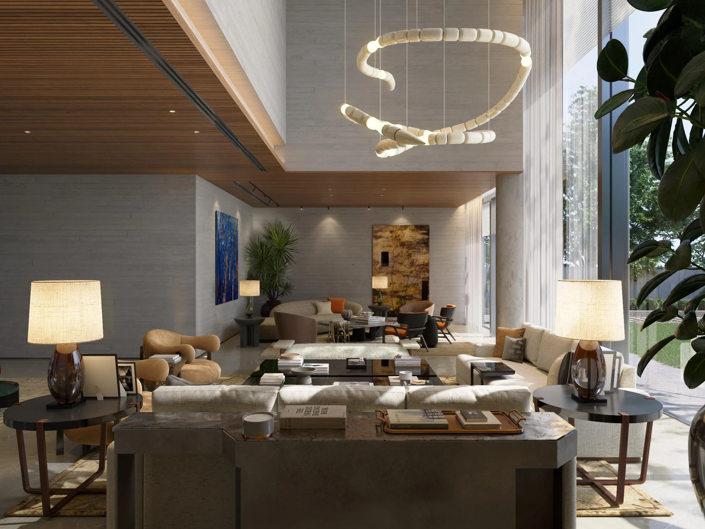 bangalore double height living room