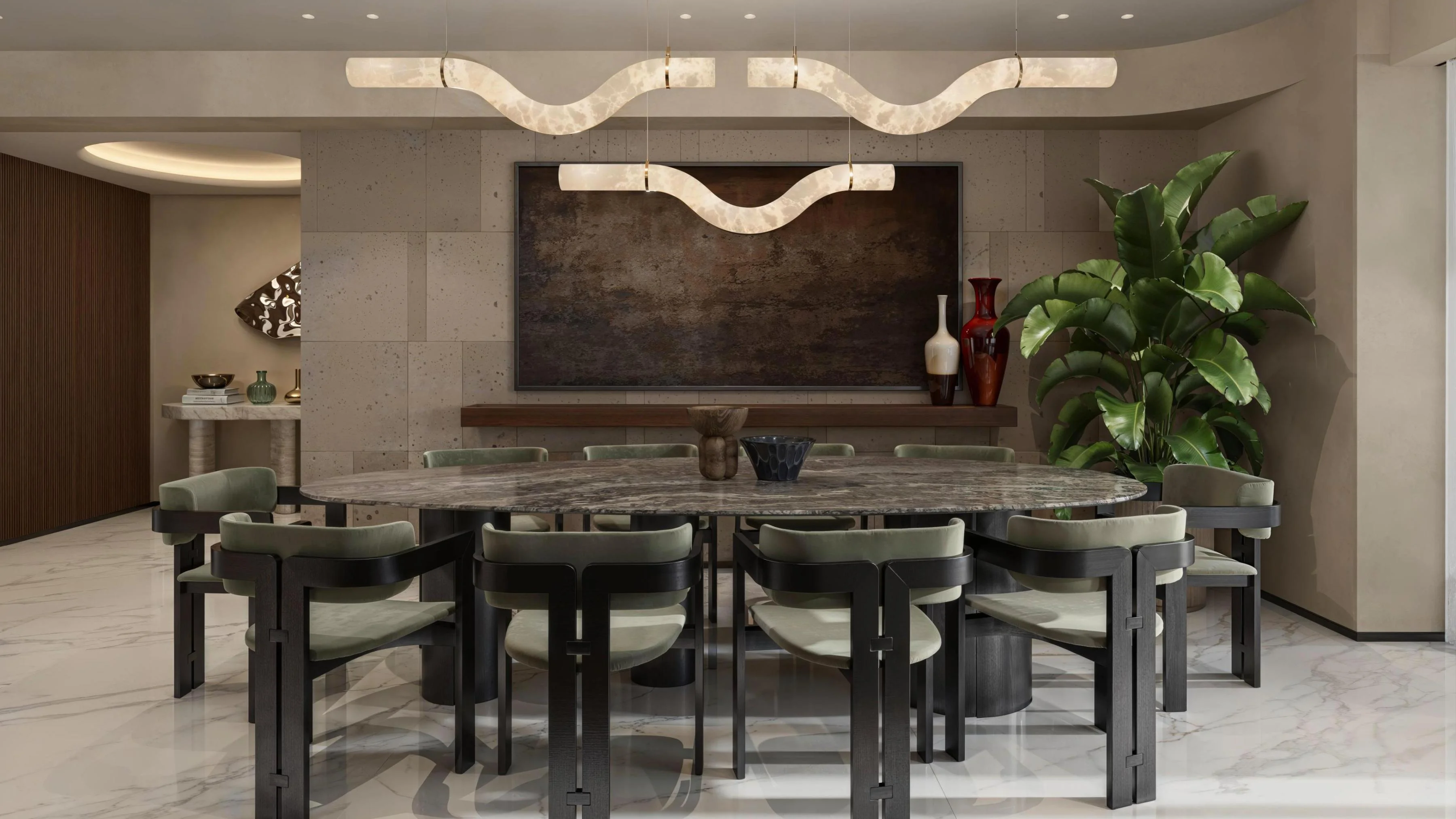mumbai sha rukh khan dining area day