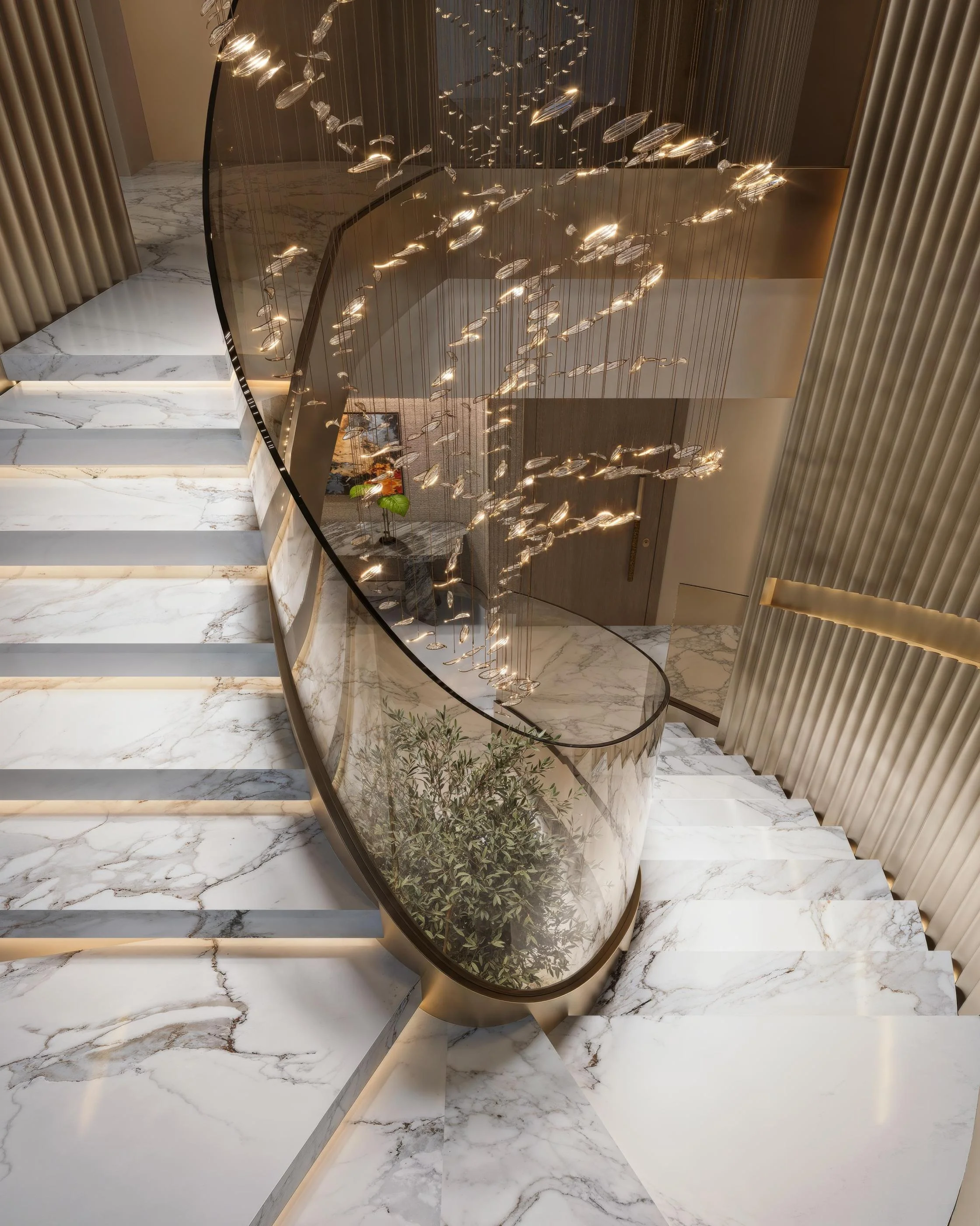 staircase 3d view
